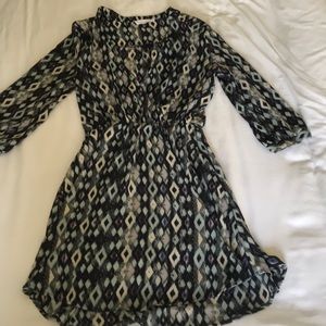 Geometric print Lush dress